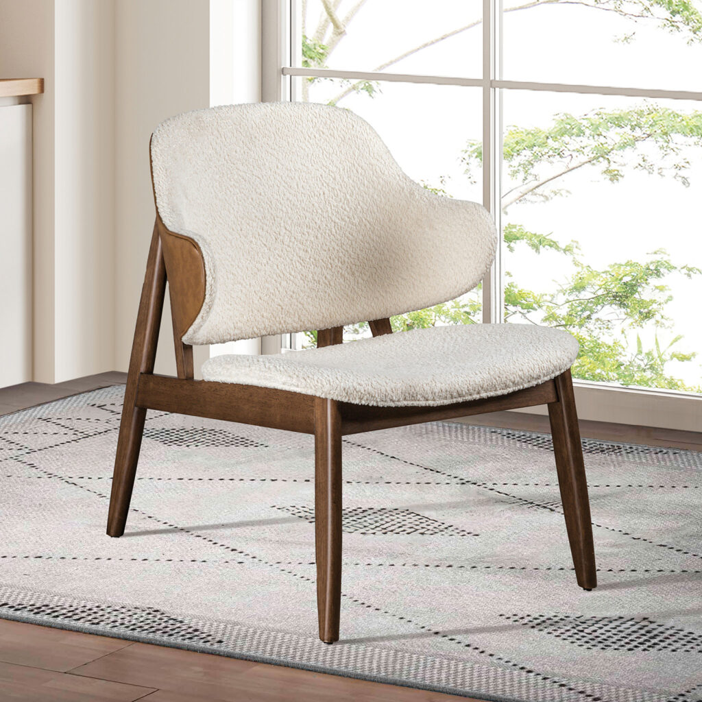 Belp Accent Chair, Walnut
