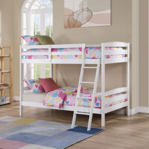 Twin/Twin Bunk Bed, White