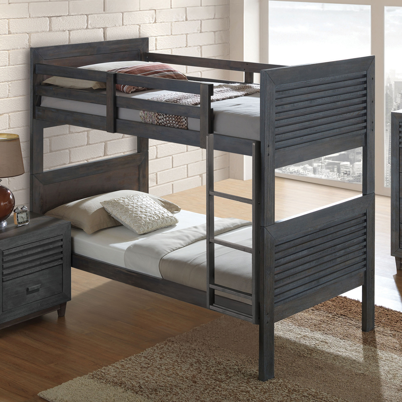 Lower HB / Lower FB / Slat, Charcoal Brown