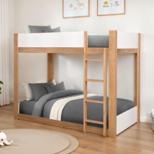 Twin/Twin Bunk Bed w/ 6" Mattress