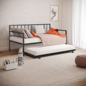 Daybed w/ Trundle, Black