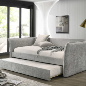 Twin Daybed w/ Trundle, Gray