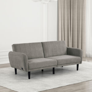 Futon Sofa, Gray