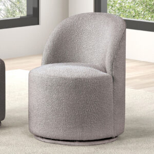 Dining Swivel Chair, Light Gray
