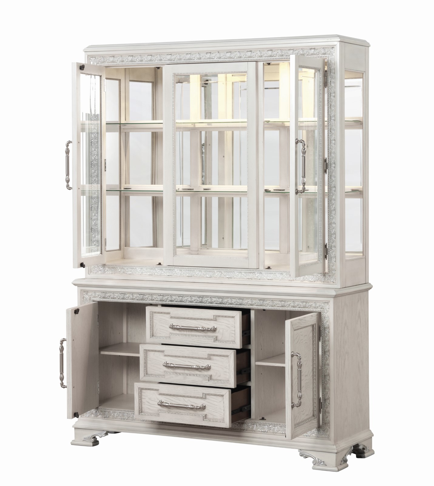 Hutch Buffet, Ivory