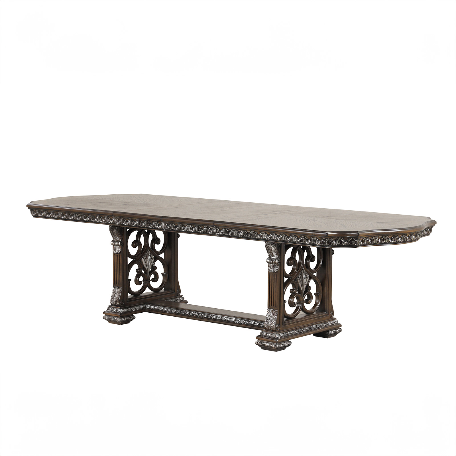 Double Pedestal Dining Table Base