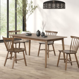 7 Pc. Dining Table Set, Walnut