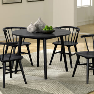 4 Pc. Dining Set, Black