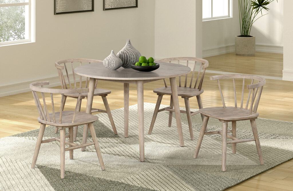 Yate Round Dining Table, Natural Oak