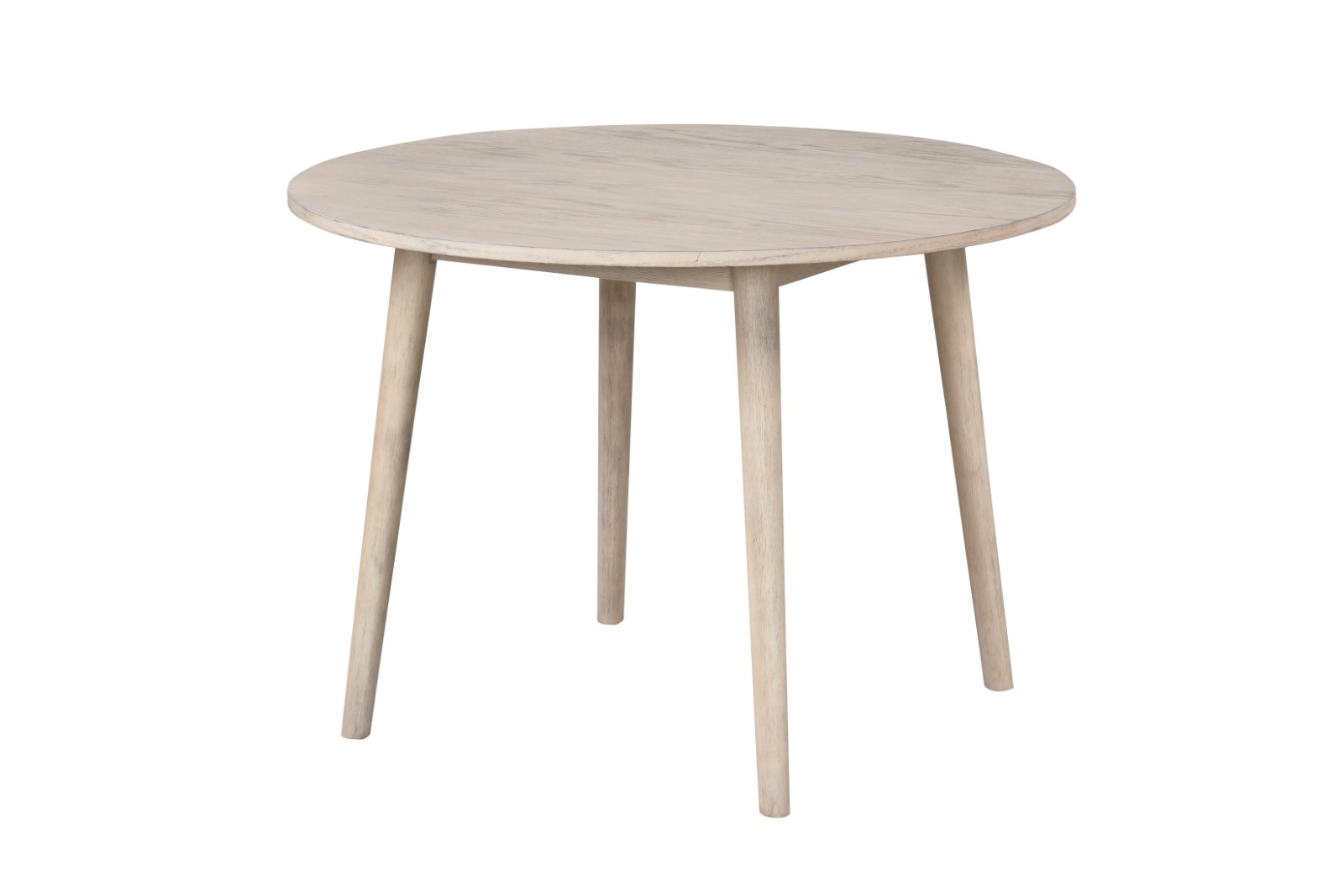 Round Dining Table, Natural Oak