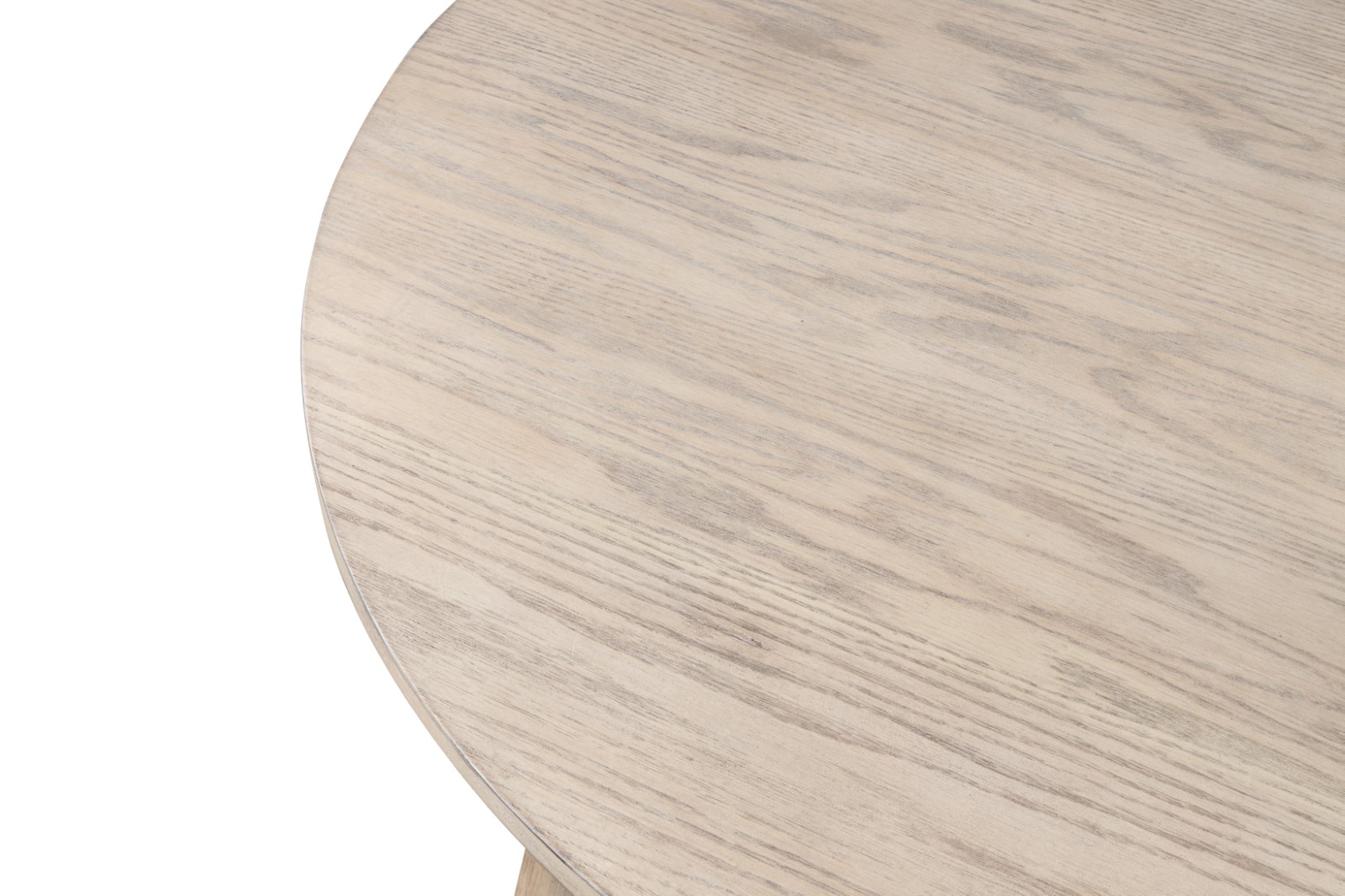 Round Dining Table, Natural Oak