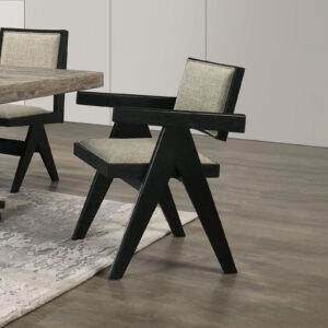 Arm Chair (2/CTN), Black