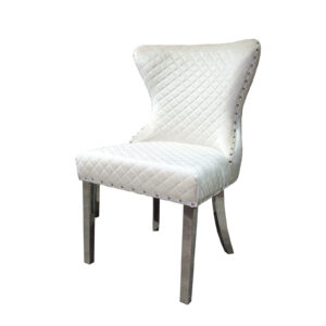 Chair (2/CTN), Silver/White