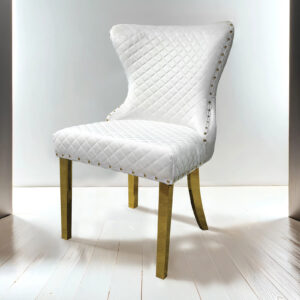 Gold Chair (2/CTN), White