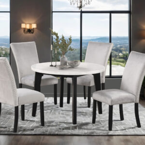 Round Dining Marble Top Table