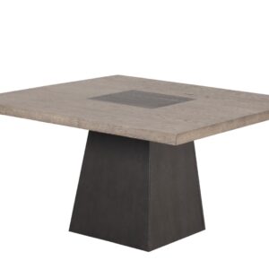 Square Table, Rustic Oak/Dark Walnut