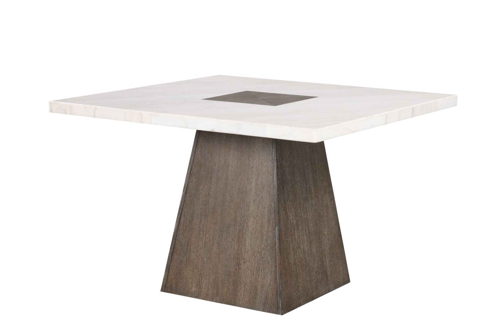 Counter Ht. Dining Table Base, Dark Brown