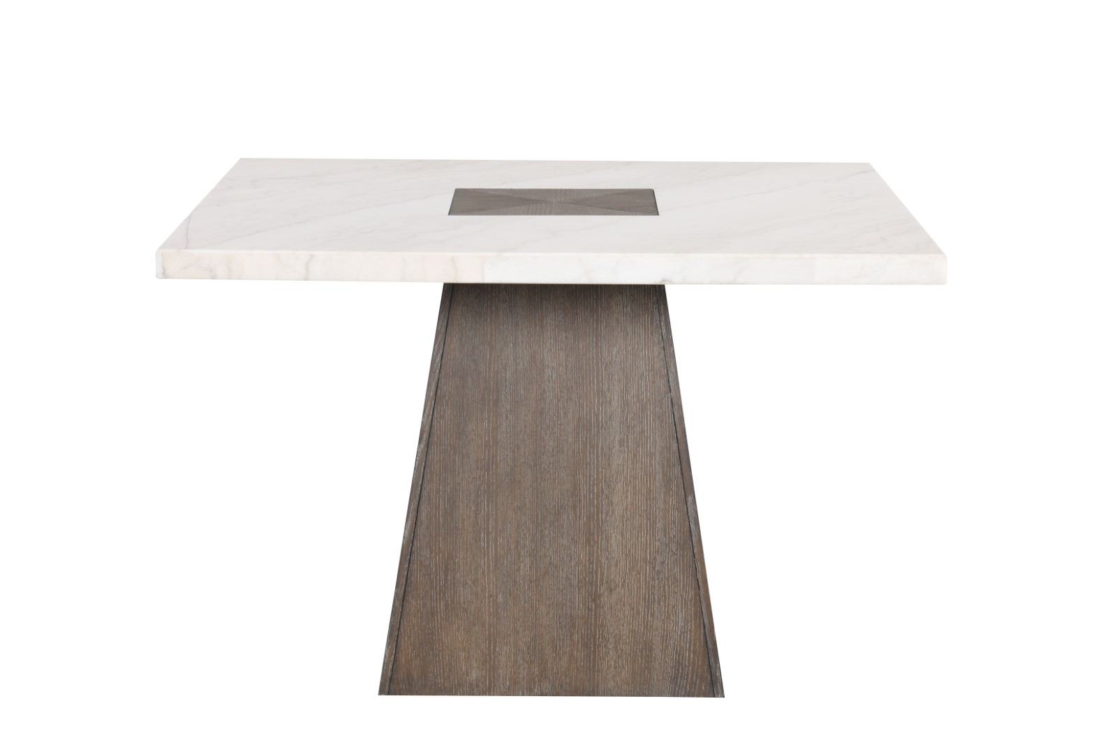 Counter Ht. Dining Table Base, Dark Brown
