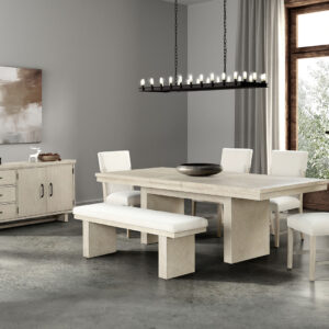 5 Pc. Dining Table Set w/ Bench