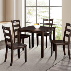 4 Pc. Dining Table Set, Espresso