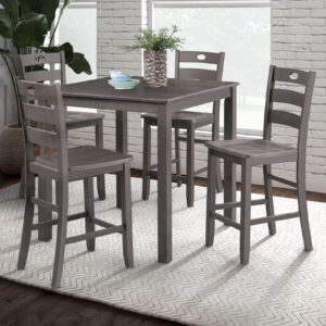 4 Pc. Counter Ht. Table Set, Gray