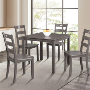 4 Pc. Dining Table Set, Gray