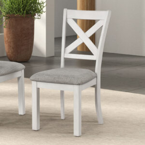 Side Chair (2/CTN), Rustic White Oak