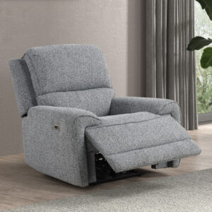 Power Recliner, Gray