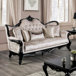 Sofa, Black/Off-White