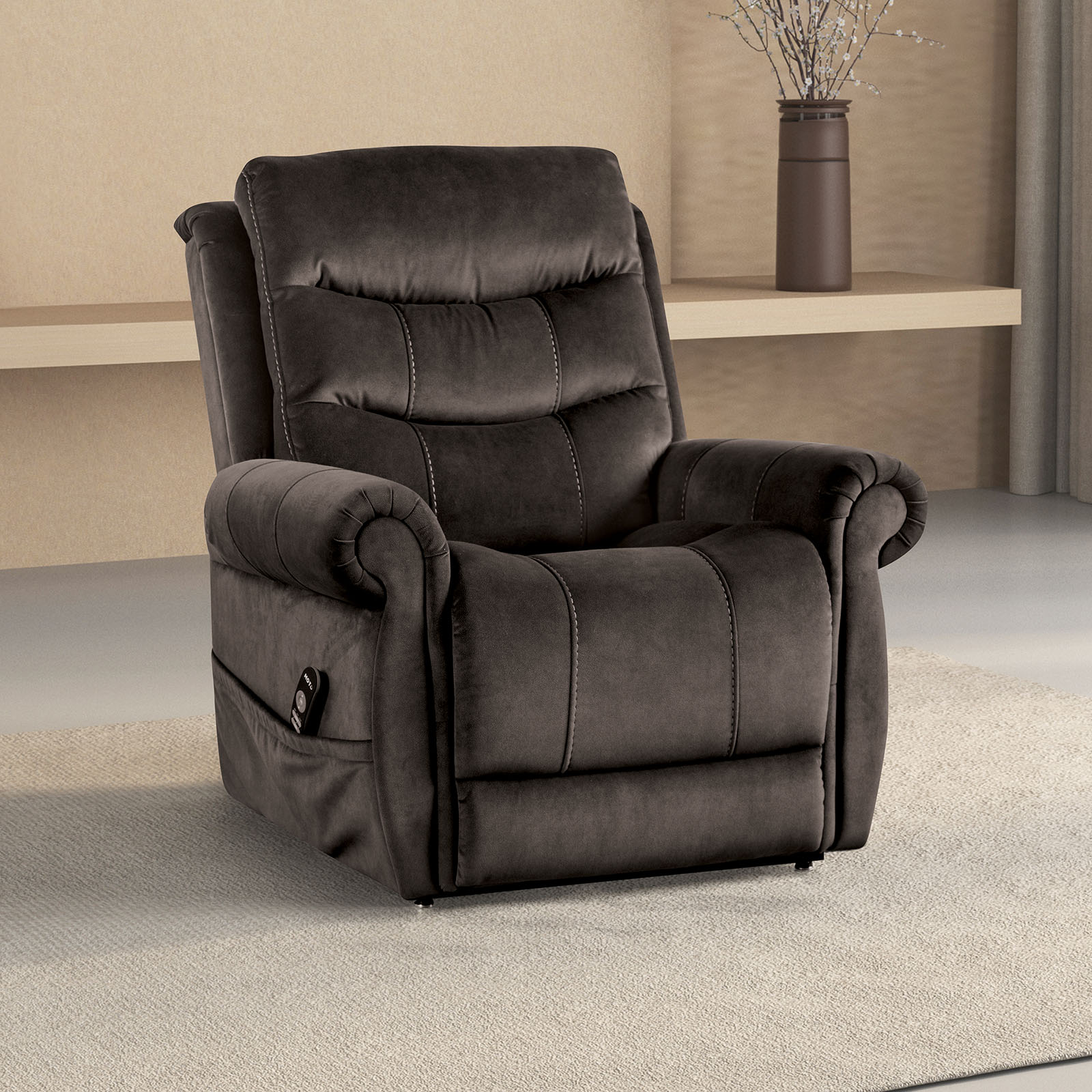 Lift Chair, Dark Gray