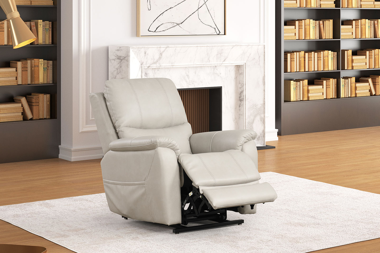 Lift Chair, Light Gray