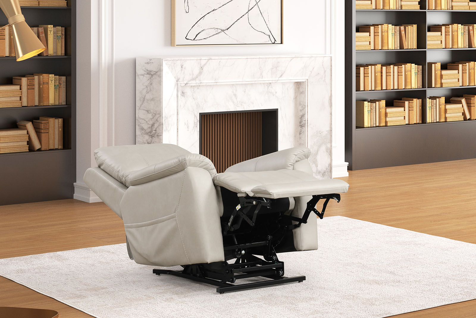 Lift Chair, Light Gray