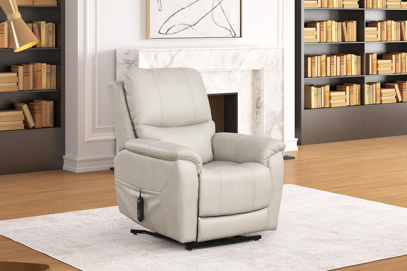 Lift Chair, Light Gray