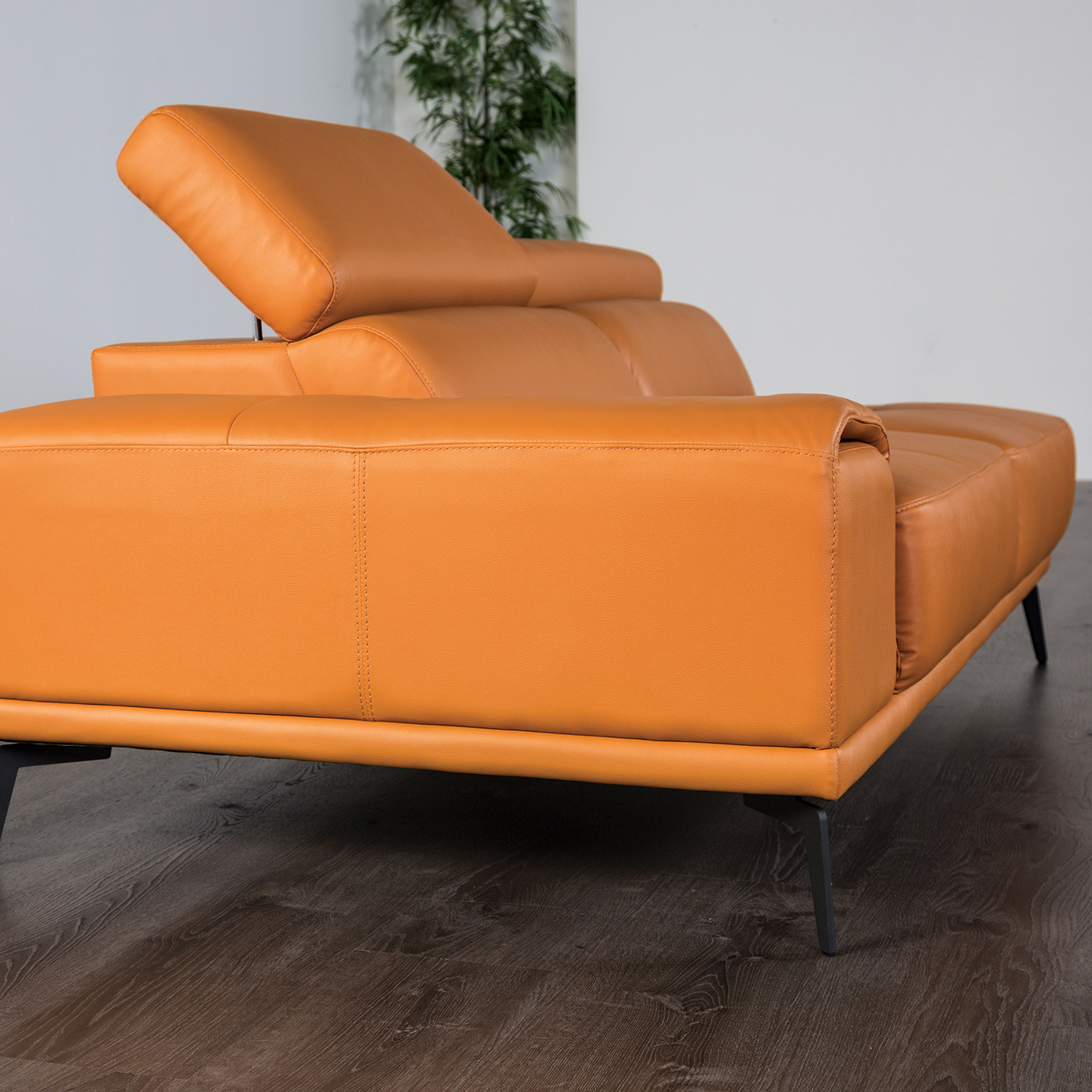 Raf 1 Arm Loveseat, Light Brown