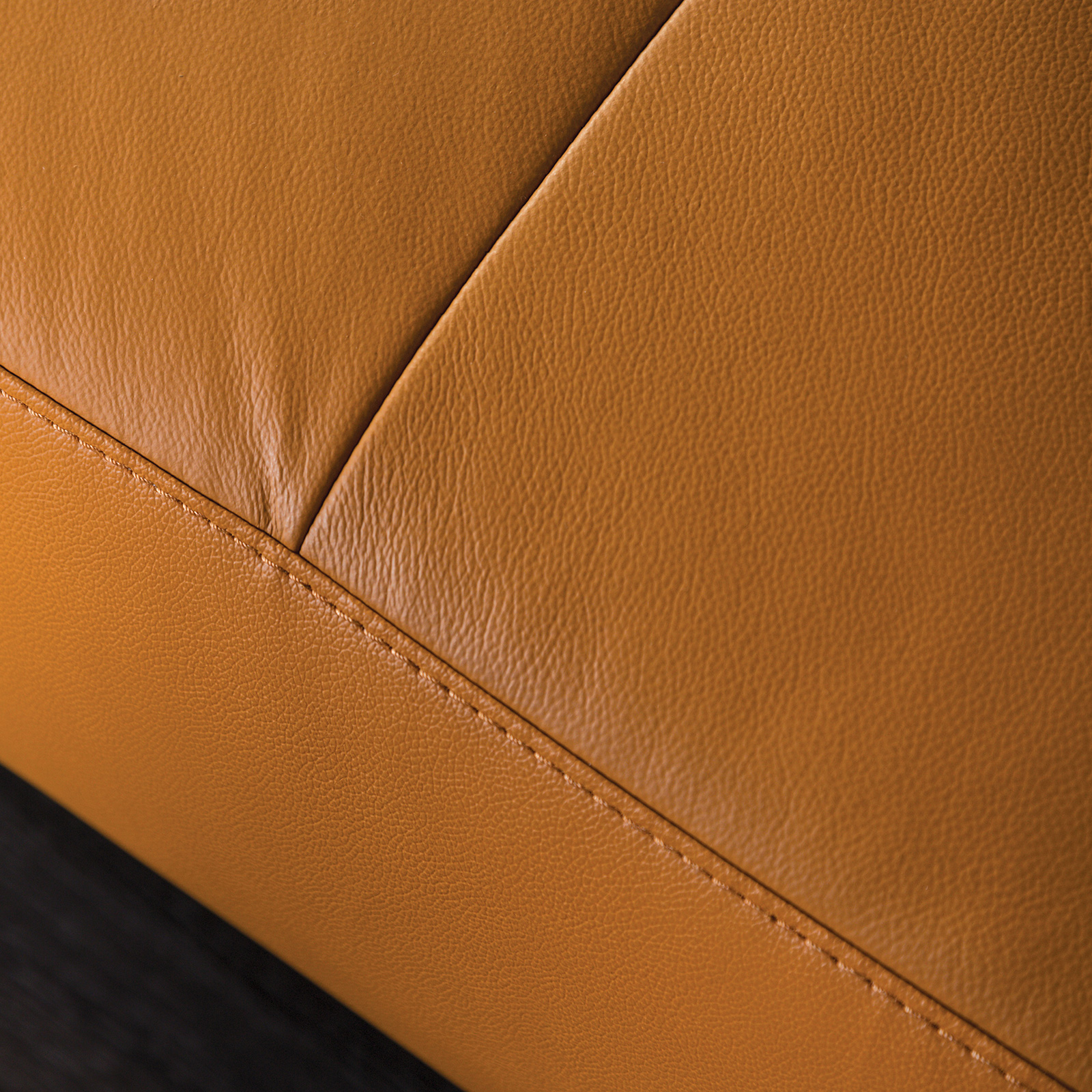 Raf 1 Arm Loveseat, Light Brown