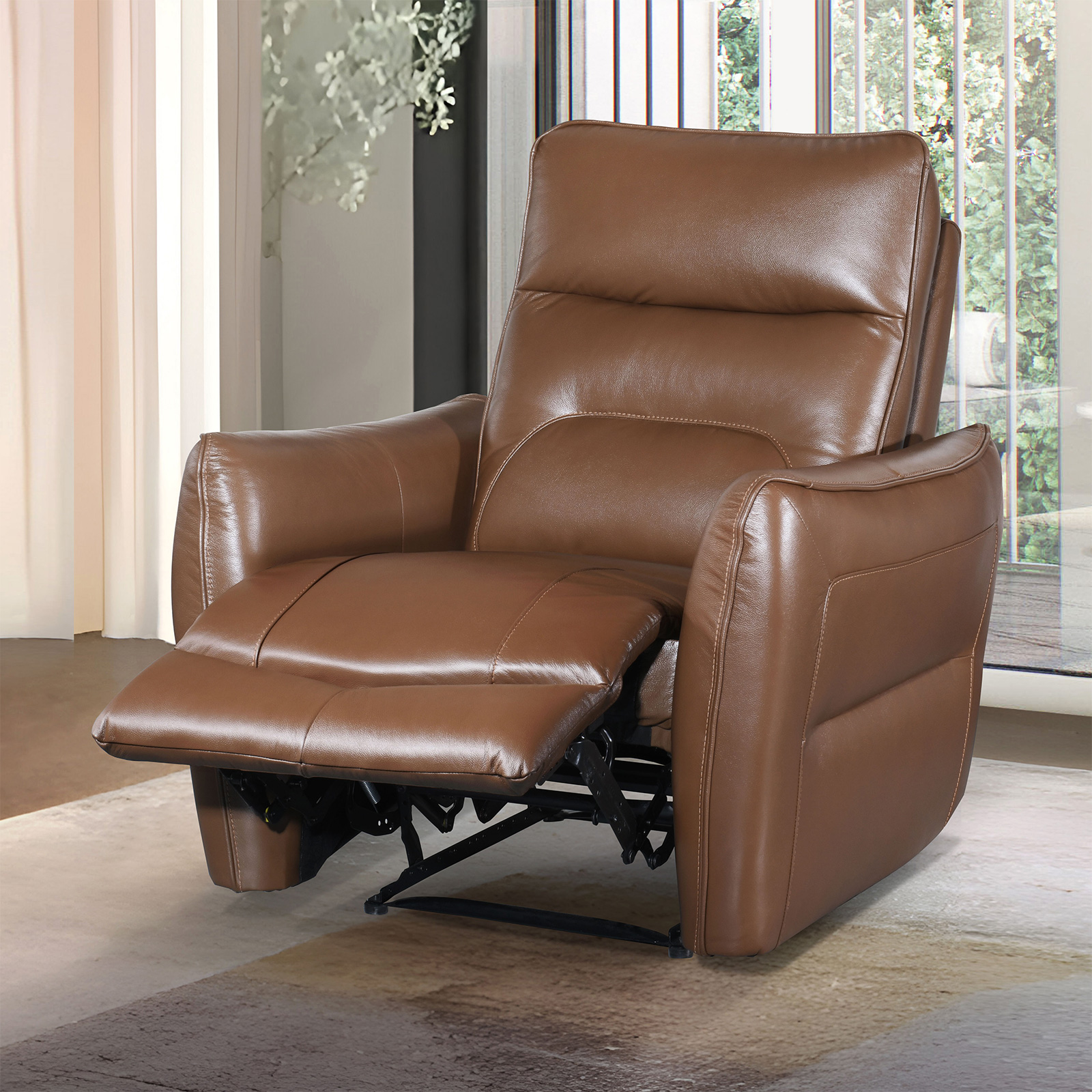 Power Recliner, Brown