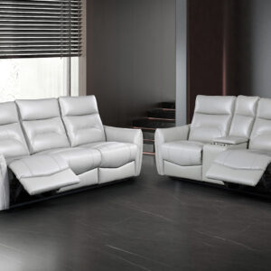 Power Sofa + Loveseat, Taupe