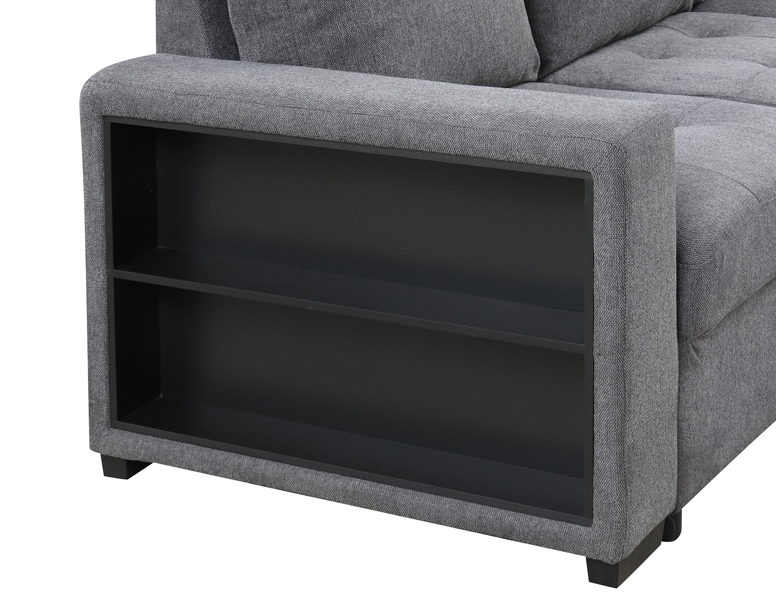 Armless Loveseat w/ Pull-Out Slepper