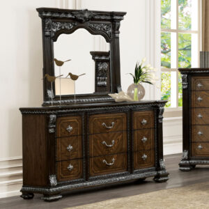 Dresser w/Jewelry Box, Espresso