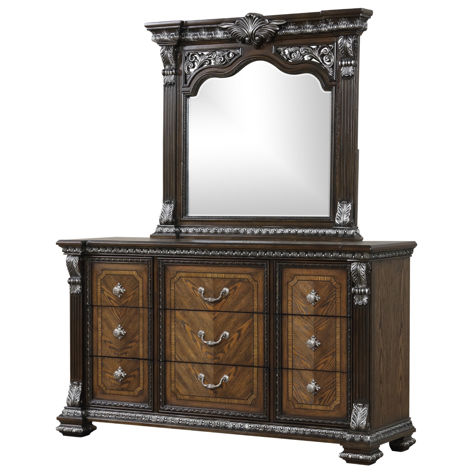 Dresser w/Jewelry Box, Espresso