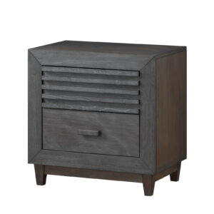 Nightstand, Charcoal Brown