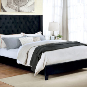 Upholstered Queen Size Bed Hb, 13Pcs Slats 6Pcs Support Legs, Ryleigh