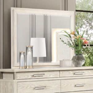 Mirror, Weathered Gray