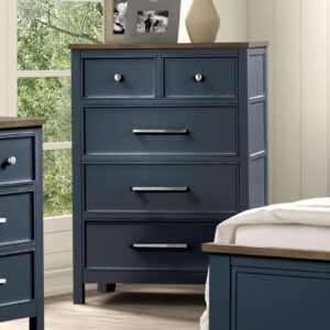 Chest, Blue/Dark Brown