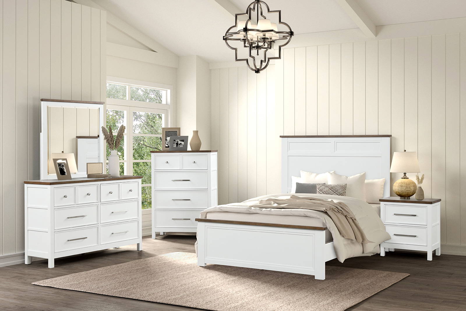 4 Pc. Twin Bedroom Set w/ Chest