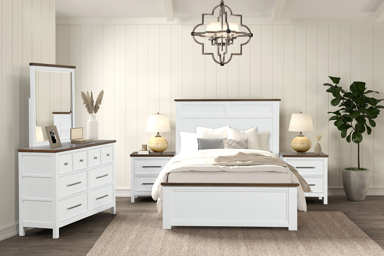 4 Pc. Twin Bedroom Set w/ Chest