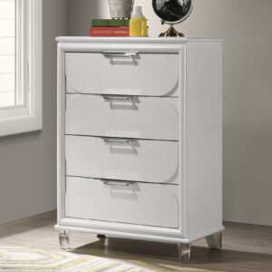 3 Pc. Full Bedroom Set, Pearl White