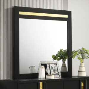 Mirror, Black/Gold