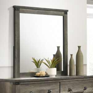 Mirror, Rustic Gray