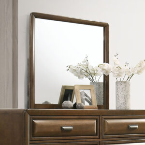 Mirror, Brown/Light Gray